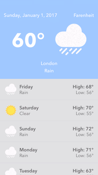 Simply Weather. Screenshot 3 - AppWisp.com Simply Weather. Screenshot 3 - AppWisp.com