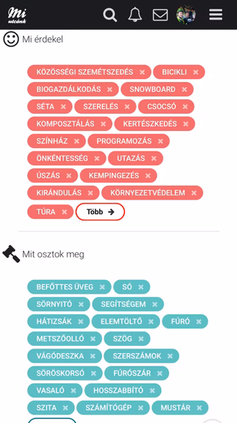 Miutcánk - Adj kérj szervezz! Screenshot 2 - AppWisp.com