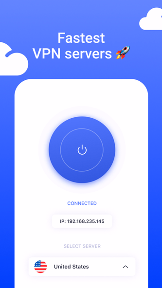 Fast VPN with ad blocker Screenshot 1 - AppWisp.com Fast VPN with ad blocker Screenshot 1 - AppWisp.com