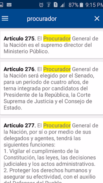 Constitución de Colombia Screenshot 4 - AppWisp.com