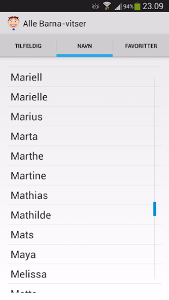 Alle Barna-vitser Screenshot 2 - AppWisp.com Alle Barna-vitser Screenshot 2 - AppWisp.com