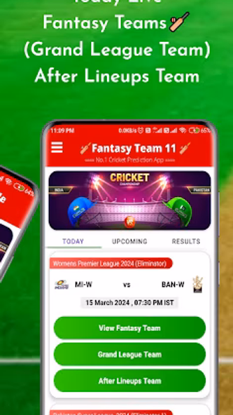 Fantasy Team11- IPL Prediction Screenshot 3 - AppWisp.com Fantasy Team11- IPL Prediction Screenshot 3 - AppWisp.com