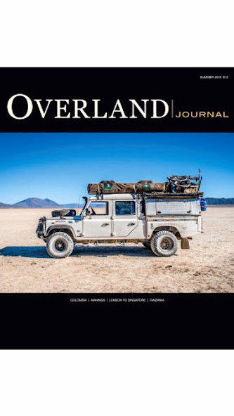 Overland Journal Screenshot 1 - AppWisp.com Overland Journal Screenshot 1 - AppWisp.com