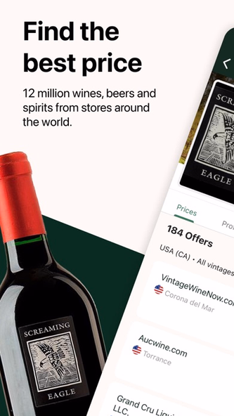 Wine-Searcher Screenshot 1 - AppWisp.com Wine-Searcher Screenshot 1 - AppWisp.com