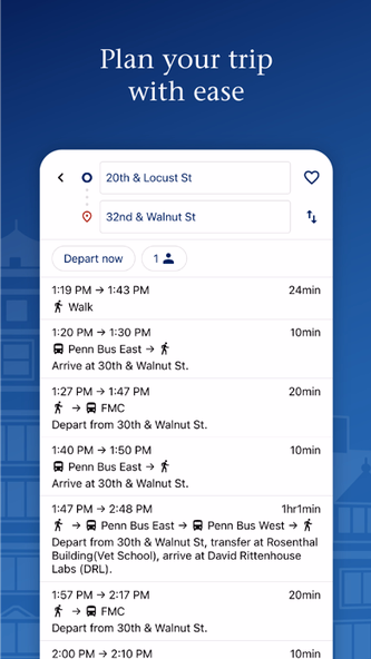 PennTransit Mobile Screenshot 2 - AppWisp.com PennTransit Mobile Screenshot 2 - AppWisp.com