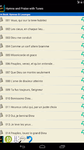 Hymns and Praise with Tunes Screenshot 3 - AppWisp.com Hymns and Praise with Tunes Screenshot 3 - AppWisp.com