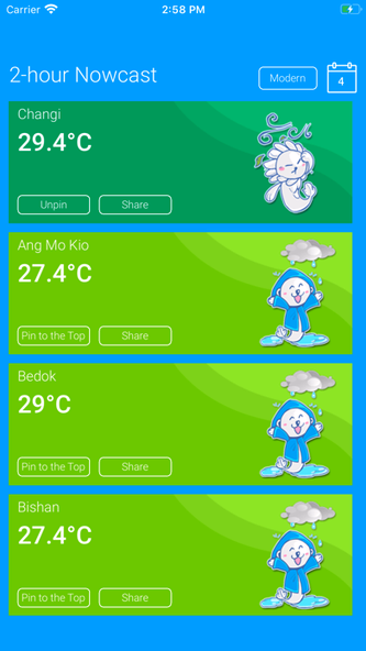 MyWeather@SG Screenshot 1 - AppWisp.com MyWeather@SG Screenshot 1 - AppWisp.com