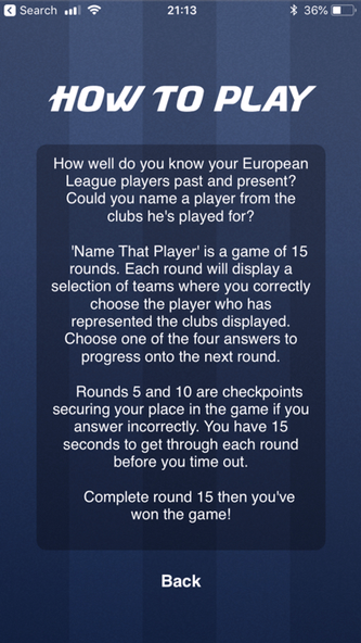 Name That Player Screenshot 2 - AppWisp.com Name That Player Screenshot 2 - AppWisp.com