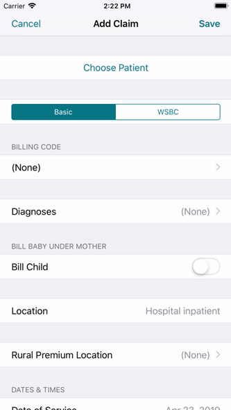 Dr. Bill - OHIP & MSP billing Screenshot 1 - AppWisp.com Dr. Bill - OHIP & MSP billing Screenshot 1 - AppWisp.com