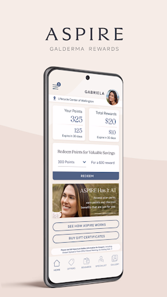 ASPIRE Galderma Rewards Screenshot 1 - AppWisp.com