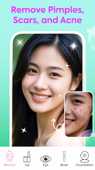 Face Enhancer: Blemish Remover Screenshot 3 - AppWisp.com Face Enhancer: Blemish Remover Screenshot 3 - AppWisp.com