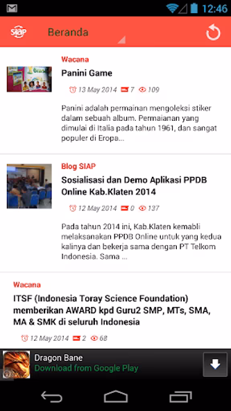 SIAP NewsReader Screenshot 1 - AppWisp.com SIAP NewsReader Screenshot 1 - AppWisp.com