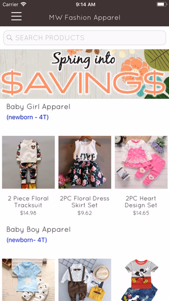 MW Fashion Apparel Screenshot 1 - AppWisp.com MW Fashion Apparel Screenshot 1 - AppWisp.com