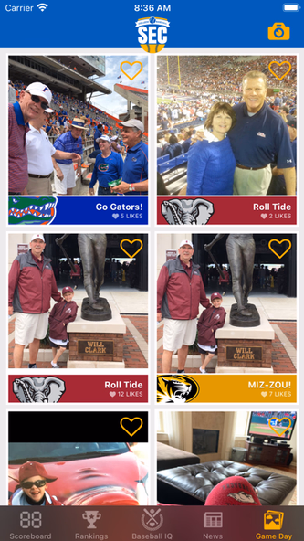 SEC Baseball Screenshot 4 - AppWisp.com SEC Baseball Screenshot 4 - AppWisp.com