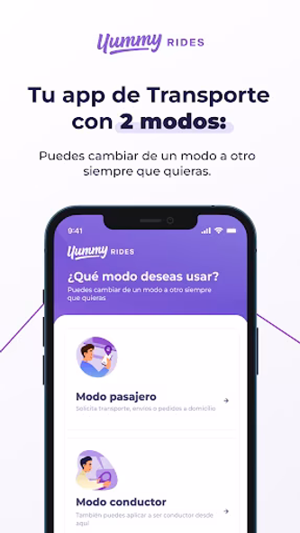Yummy Rides - Viaja y Conduce Screenshot 2 - AppWisp.com Yummy Rides - Viaja y Conduce Screenshot 2 - AppWisp.com