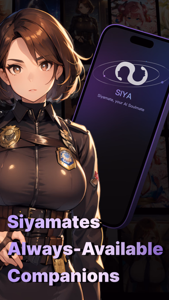 Siya - AI Soulmate Screenshot 2 - AppWisp.com Siya - AI Soulmate Screenshot 2 - AppWisp.com