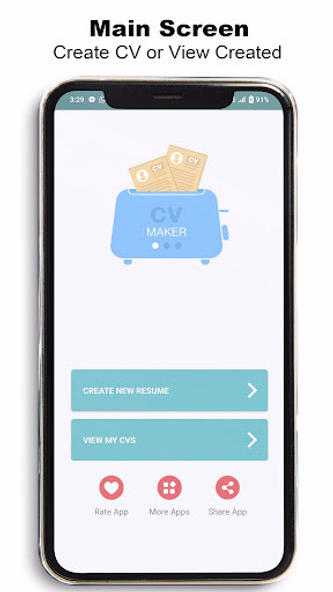 CV maker - Resume Maker Screenshot 1 - AppWisp.com CV maker - Resume Maker Screenshot 1 - AppWisp.com