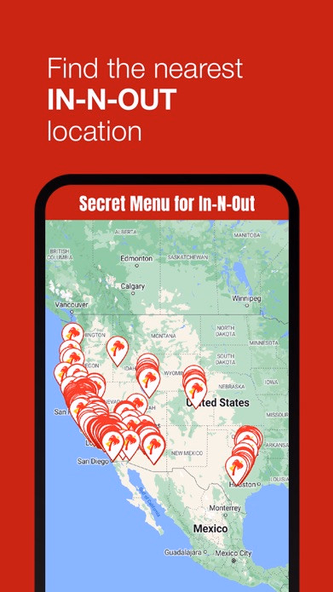 Secret Menu for In-N-Out Screenshot 2 - AppWisp.com Secret Menu for In-N-Out Screenshot 2 - AppWisp.com