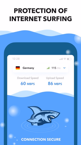 Shark VPN -Fast & Secure Proxy Screenshot 4 - AppWisp.com Shark VPN -Fast & Secure Proxy Screenshot 4 - AppWisp.com