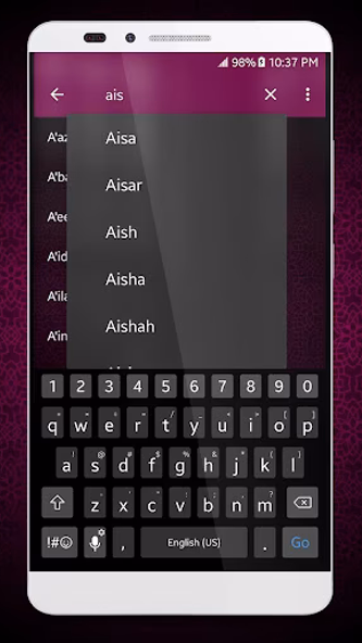 Islamic Names Dictionary Screenshot 3 - AppWisp.com Islamic Names Dictionary Screenshot 3 - AppWisp.com