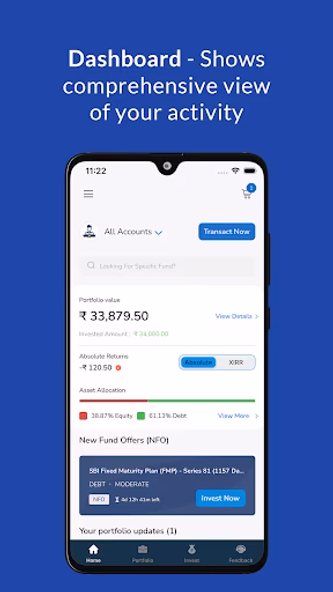 SBI Mutual Fund - InvesTap Screenshot 2 - AppWisp.com SBI Mutual Fund - InvesTap Screenshot 2 - AppWisp.com