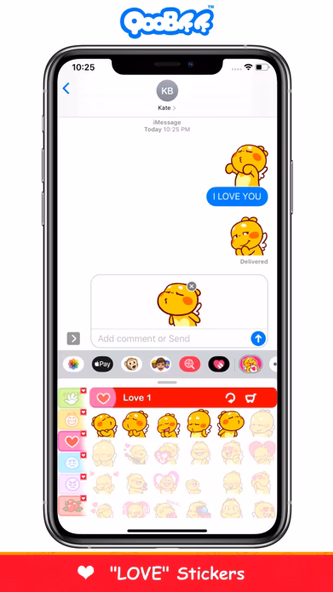 QooBee Agapi Stickers Screenshot 3 - AppWisp.com QooBee Agapi Stickers Screenshot 3 - AppWisp.com