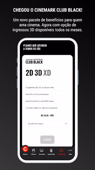Cinemark Brazil Screenshot 4 - AppWisp.com Cinemark Brazil Screenshot 4 - AppWisp.com