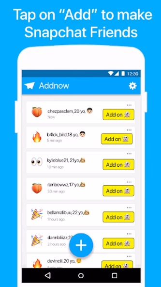 Friends for Snapchat - AddNow Screenshot 3 - AppWisp.com Friends for Snapchat - AddNow Screenshot 3 - AppWisp.com
