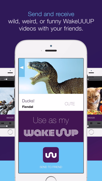 WakeUUUP! Video Alarm Roulette Screenshot 4 - AppWisp.com