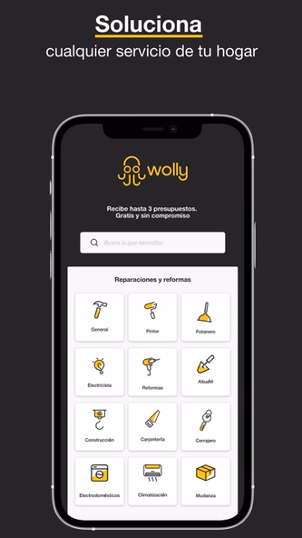 Wolly: Reformas y reparaciones Screenshot 1 - AppWisp.com Wolly: Reformas y reparaciones Screenshot 1 - AppWisp.com