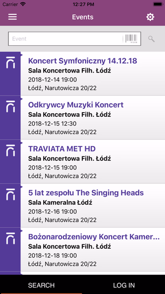 Filharmonia Łódzka Screenshot 1 - AppWisp.com