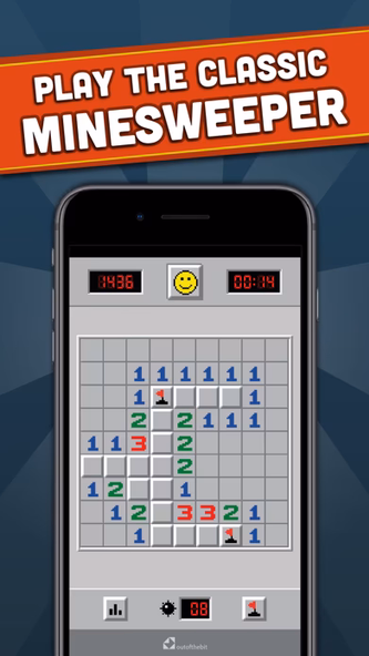 Minesweeper - Classic games Screenshot 1 - AppWisp.com Minesweeper - Classic games Screenshot 1 - AppWisp.com