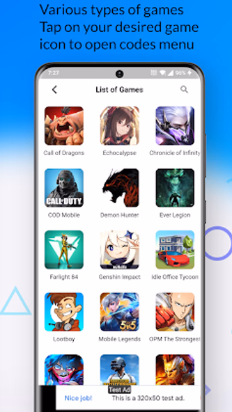 Redeem Codes - Game Gift Codes Screenshot 4 - AppWisp.com Redeem Codes - Game Gift Codes Screenshot 4 - AppWisp.com