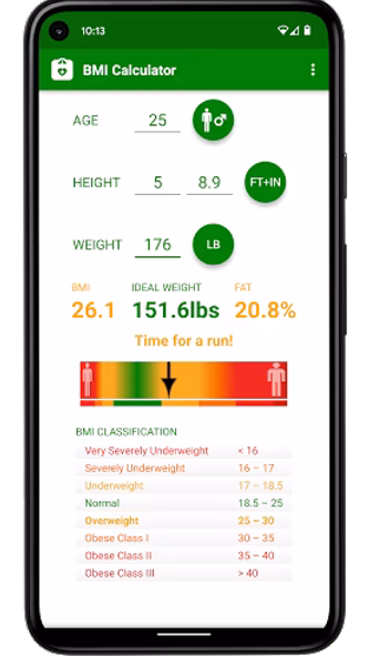 BMI Calculator Screenshot 3 - AppWisp.com BMI Calculator Screenshot 3 - AppWisp.com