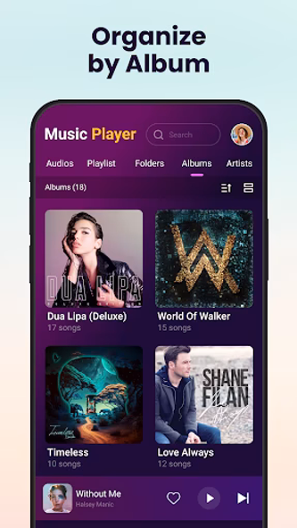 Music Player - MP3 Player Screenshot 3 - AppWisp.com Music Player - MP3 Player Screenshot 3 - AppWisp.com
