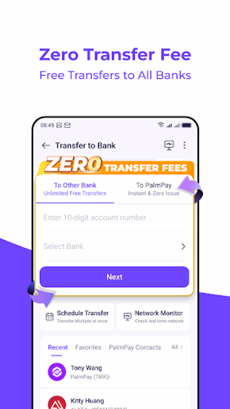 PalmPay - 0 Transfer Fee Screenshot 1 - AppWisp.com PalmPay - 0 Transfer Fee Screenshot 1 - AppWisp.com