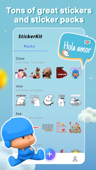 StickerKit - WA Sticker Maker Screenshot 1 - AppWisp.com StickerKit - WA Sticker Maker Screenshot 1 - AppWisp.com
