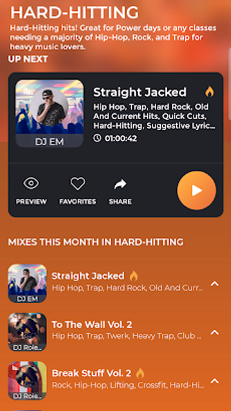 Orangetheory Radio Screenshot 3 - AppWisp.com Orangetheory Radio Screenshot 3 - AppWisp.com