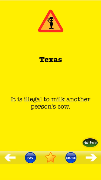 America’s Weird & Stupid Laws! Screenshot 2 - AppWisp.com