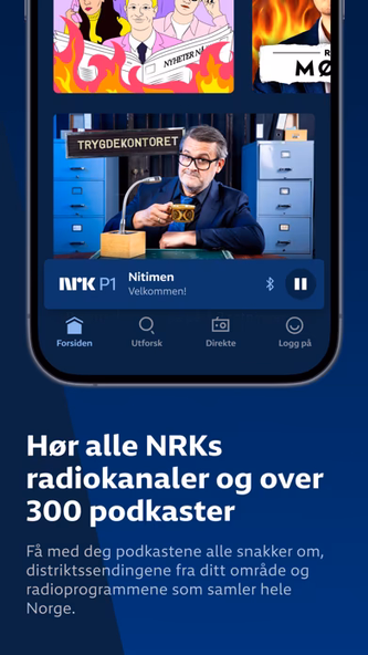 NRK Radio Screenshot 1 - AppWisp.com NRK Radio Screenshot 1 - AppWisp.com