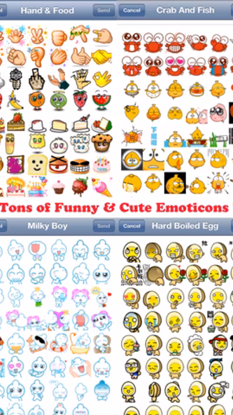 AniEmoticons Free - Funny, Cute, and Animated Emoticons, Emoji, Icons, 3D Smileys, Characters, Alphabets, and Symbols for Email, SMS, MMS, Text Messages, Messaging, iMessage, WeChat and other Messenger Screenshot 4 - AppWisp.com AniEmoticons Free - Funny, Cute, and Animated Emoticons, Emoji, Icons, 3D Smileys, Characters, Alphabets, and Symbols for Email, SMS, MMS, Text Messages, Messaging, iMessage, WeChat and other Messenger Screenshot 4 - AppWisp.com