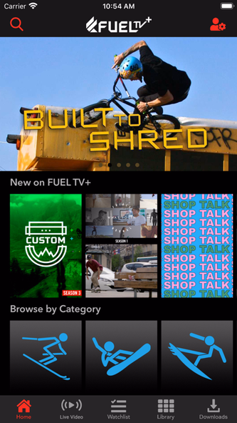 FUEL TV+ Screenshot 1 - AppWisp.com FUEL TV+ Screenshot 1 - AppWisp.com