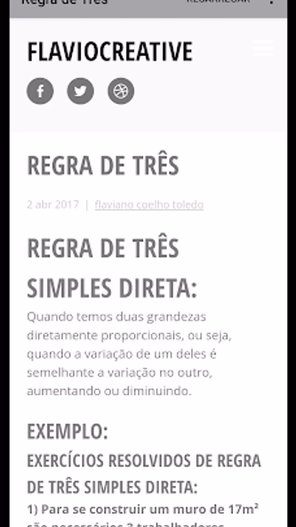 Regra de Três Screenshot 4 - AppWisp.com Regra de Três Screenshot 4 - AppWisp.com