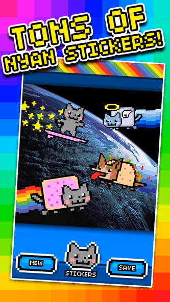 NyanCam - Nyan Cat Sticker Photobooth! Screenshot 3 - AppWisp.com NyanCam - Nyan Cat Sticker Photobooth! Screenshot 3 - AppWisp.com