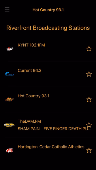 Hot Country 93.1 Screenshot 1 - AppWisp.com Hot Country 93.1 Screenshot 1 - AppWisp.com