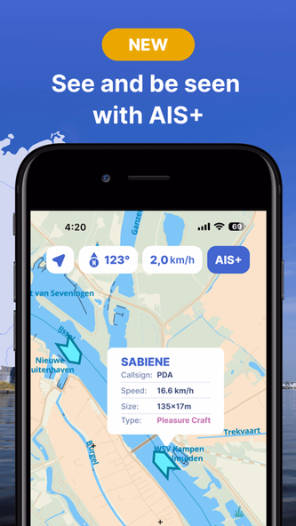Waterkaarten: Boat Navigation Screenshot 4 - AppWisp.com Waterkaarten: Boat Navigation Screenshot 4 - AppWisp.com