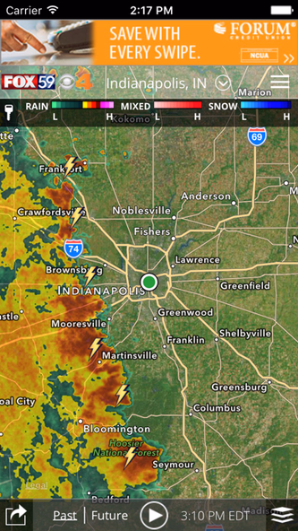 Indy Weather Authority Screenshot 2 - AppWisp.com Indy Weather Authority Screenshot 2 - AppWisp.com