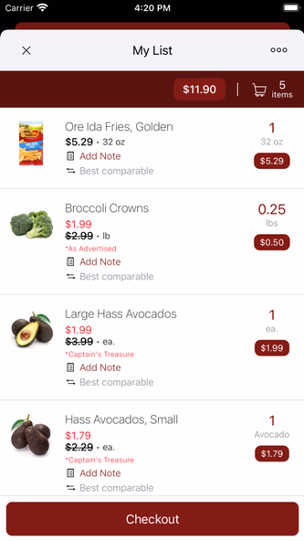 Sea Mart Quality Foods Screenshot 3 - AppWisp.com Sea Mart Quality Foods Screenshot 3 - AppWisp.com