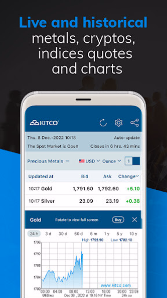 Gold Live! Gold Price, Silver Screenshot 2 - AppWisp.com Gold Live! Gold Price, Silver Screenshot 2 - AppWisp.com