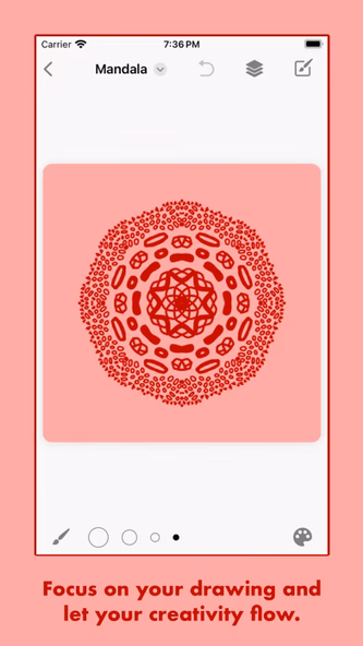 Mandalas Drawing Studio Screenshot 1 - AppWisp.com Mandalas Drawing Studio Screenshot 1 - AppWisp.com